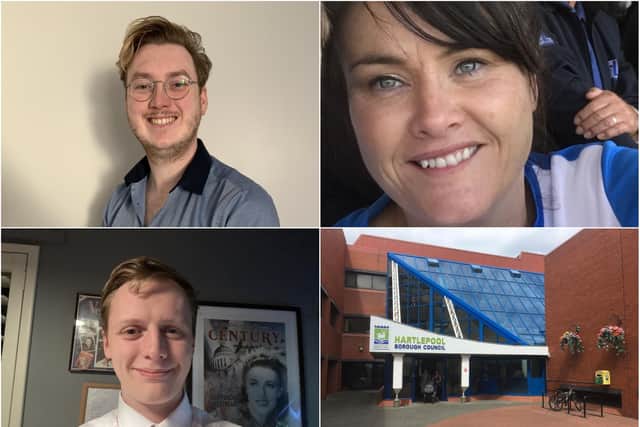 The candidates standing in Hartlepool Borough Council's Hart ward in May 2022.