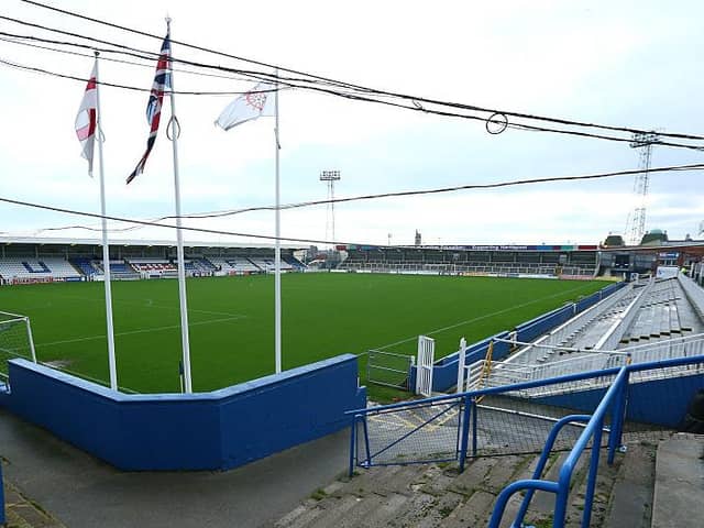Victoria Park, home of Hartlepool United.