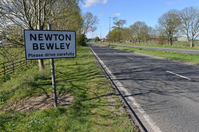 The A689 at Newton Bewley. Picture by FRANK REID