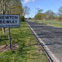 The collision is reported to have happened on the A689 at Newton Bewley. Picture by FRANK REID