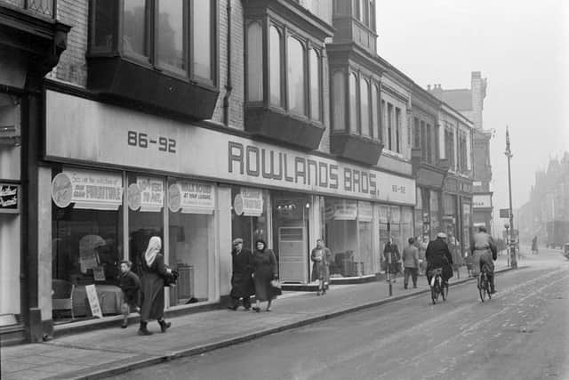 Rowland's furniture store. Was it good for sales?