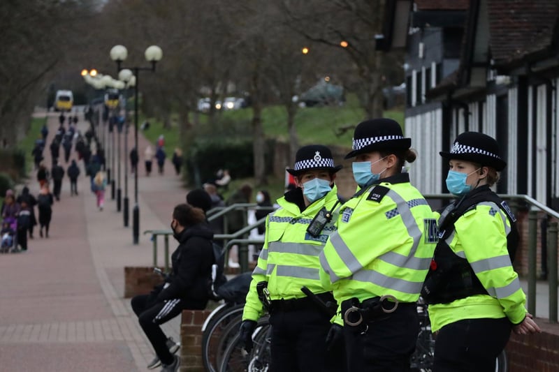 Nottinghamshire Police oversaw the event which passed off peacefully