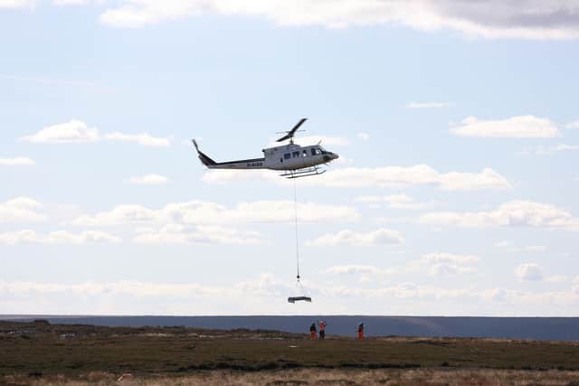 The helicopter is expected to complete more than 230 lifts over the coming days.
