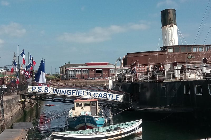 The Wingfield Castle paddle steamer, based at Hartlepool Marina, featured in hit 1980 movie The Elephant Man while moored in London and has more recently featured in hit ITV drama Victoria.