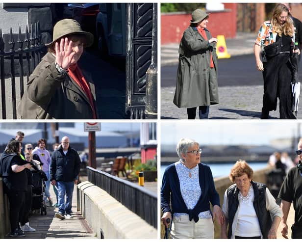 Brenda Blethyn, who plays Detective Chief Inspector Vera Stanhope, was spotted filming on the Headland, in Hartlepool, for the show’s 14th season on Monday, May 20.