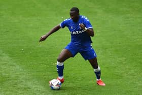 Yannick Bolasie playing for Everton.