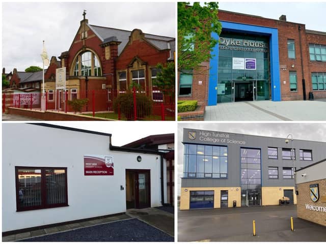 Some of the Hartlepool schools rated as 'Good' or 'Outstanding' by Ofsted.