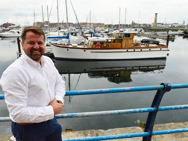 Simon Corbett, chair of the Hartlepool Business Forum, a non-profit organisation that supports the growth and development of businesses in Hartlepool and organises the Hartlepool Business Awards every year.