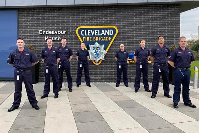 On-call firefighters at Cleveland Fire Brigade.