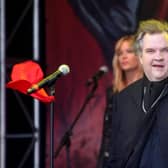 Late American rock star and Hartlepool United fan Meat Loaf.