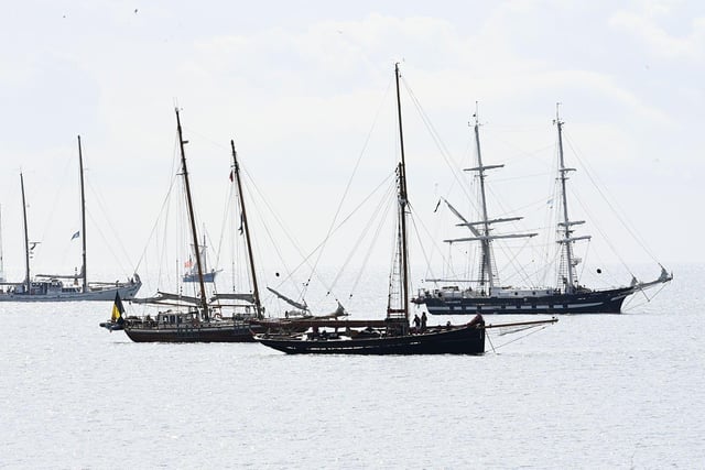 Vessels standing off Hartlepool as the Tall Ships Races draws to a close after a memorable four days. Picture by FRANK REID