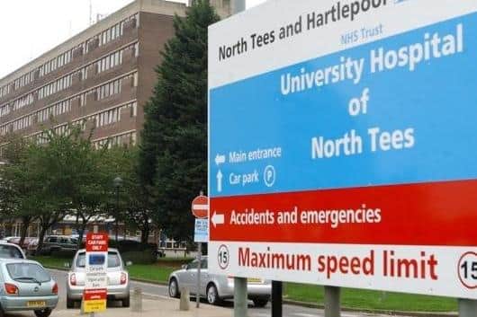 The University Hospital of North Tees.