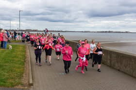 Start of 5k race at the Hartlepool Race for Life in July 2022./Photo: Kevin Brady