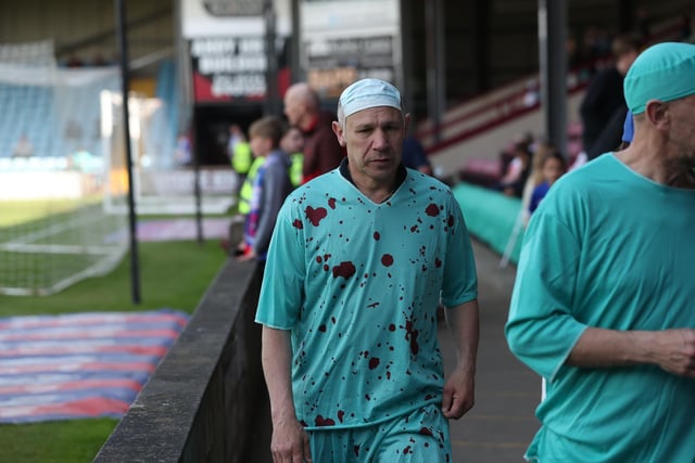 Pools supporters got creative with their fancy dress theme. (Credit: Mark Fletcher | MI News)