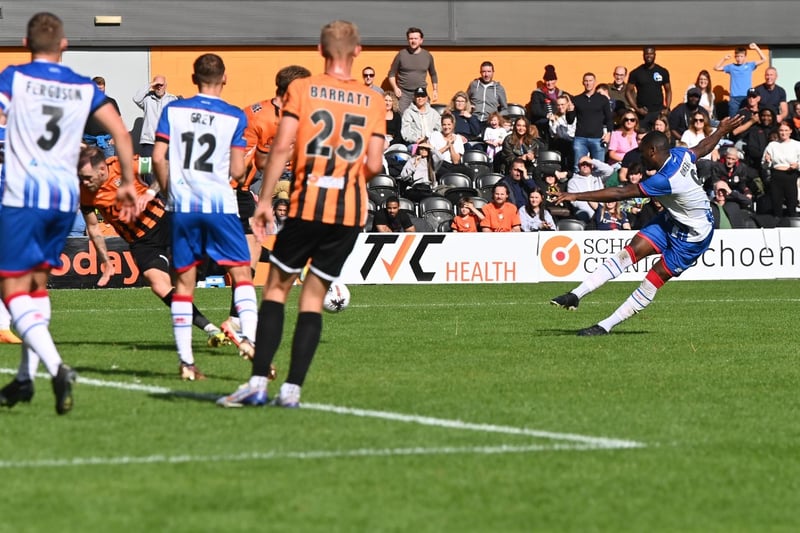 Umerah opened his account for the season in the opening day defeat at Barnet. Picture by FRANK REID