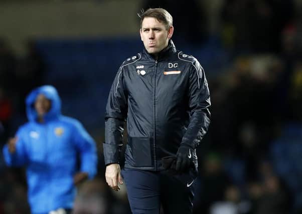 Hartlepool United manager Dave Challinor after the final whistle during the FA Cup third round match at the Kassam Stadium, Oxford. PA Photo. Picture date: Saturday January 4, 2020. Photo: Darren Staples/PA Wire.
