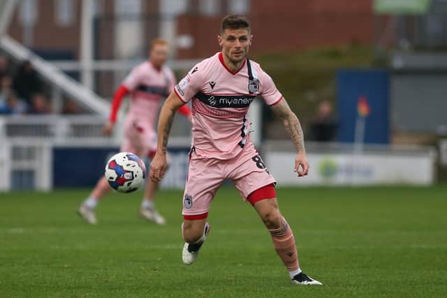 Gavan Holohan made his return to Hartlepool United with Grimsby Town. (Credit: Michael Driver | MI News)
