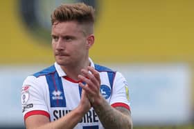 Euan Murray is fit for Hartlepool United to face Swindon Town. (Credit: Mark Fletcher | MI News)