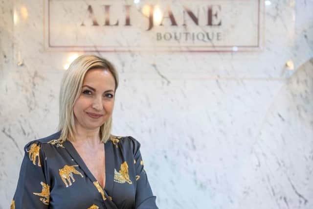 Alison Park Dawson, owner of Ali Jane Boutique in Hartlepool.