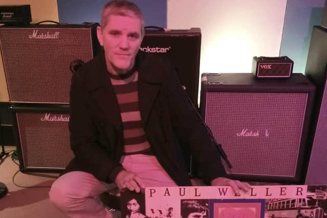Kev McGuire collected the board from Paul Weller's studio a couple of weeks ago.