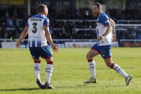 Ferguson has formed an excellent partnership with Tom Parkes, providing the assist for his first Pools goal in last season's win over Aldershot.