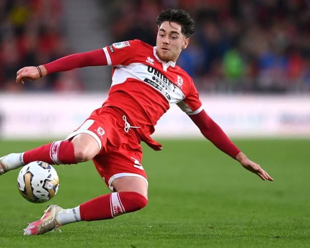 Middlesbrough's Hayden Hackney has been called up to England's under-21s squad for the European Championship qualifiers with Serbia and Ukraine. (Photo by Stu Forster/Getty Images)