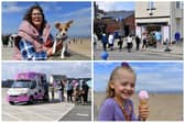 People enjoying a day at the Hartlepool seaside on May Bank Holiday Monday.