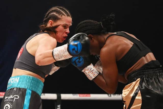 Savannah Marshall defends her title in style in Newcastle (Photo by Stu Forster/Getty Images)