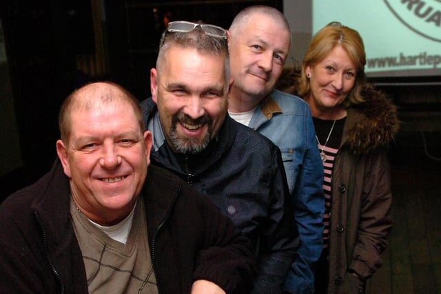 Co-organisers Stevie Layton and Kevan "Taffy" Turner, DJ Col Lilley and Hartlepool Northern Soul fan, Sue Horton were ready for the 4th Grand Night of Soul at the Grand Hotel 9 years ago.