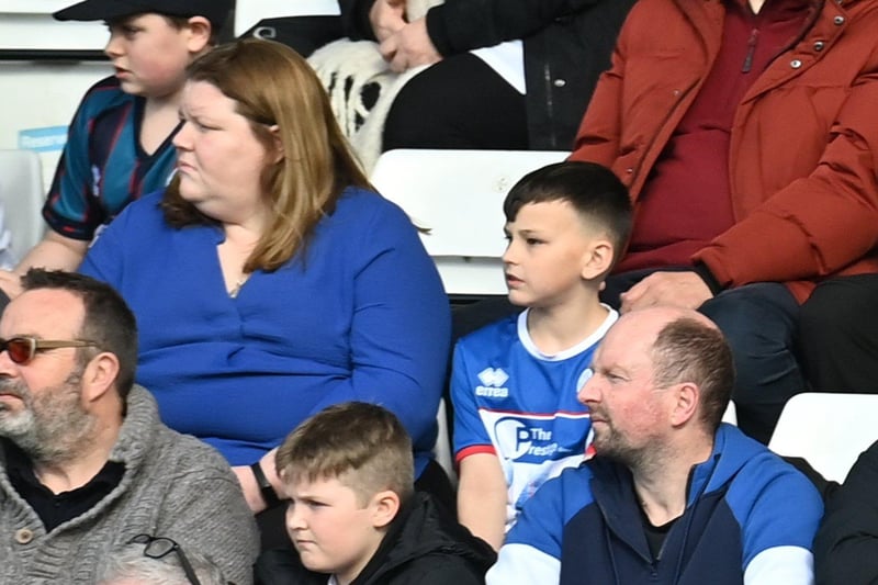 Families made a day of the Good Friday match which ended in victory for Hartlepool. Picture by FRANK REID