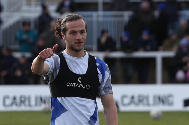 Jamie Sterry is expected back in full training with Hartlepool United ahead of the fixture with Sunderland. (Credit: Mark Fletcher | MI News)