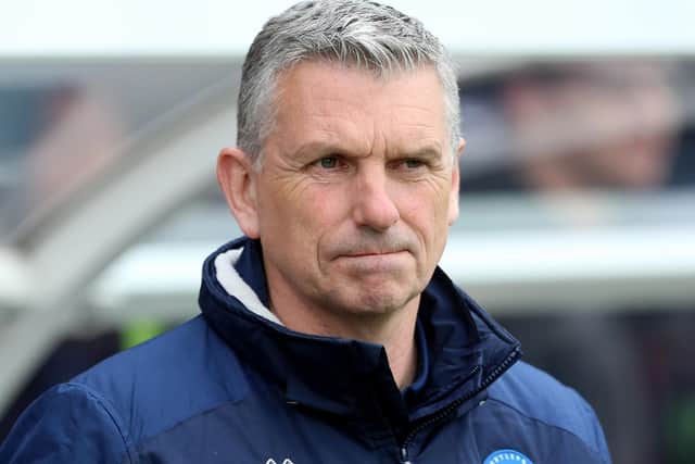 John Askey is looking for a response from his Hartlepool United players when they face Gateshead in their opening National League game at the Suit Direct Stadium. (Photo: Mark Fletcher | MI News)
