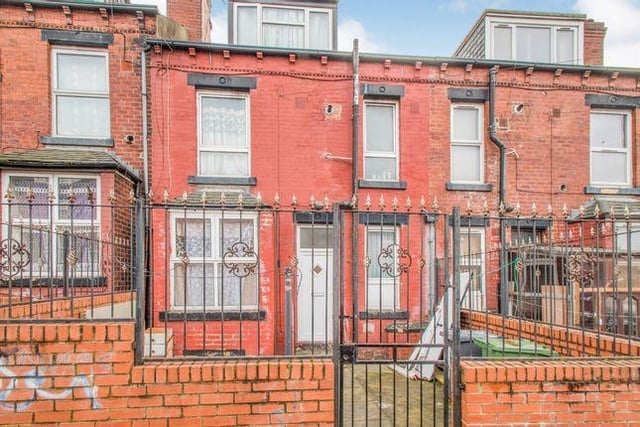 This two-bedroom, terrace house, on Conway Grove, Leeds, is on the market for £85,000 with William H Brown.