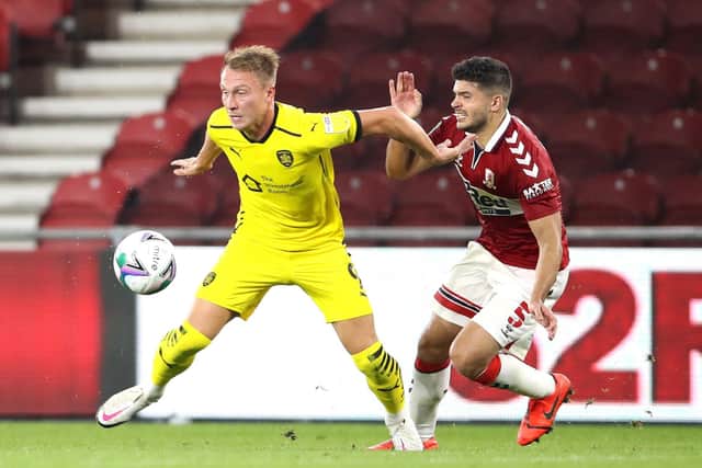 Sam Morsy made his debut for Middlesbrough against Barnsley on Tuesday night.