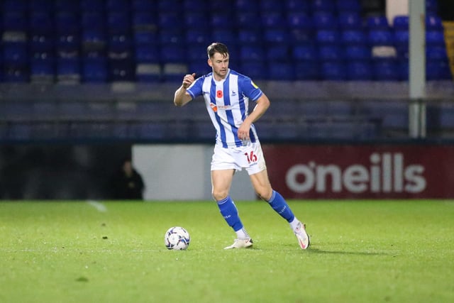 Byrne has enjoyed the most minutes on the field of any outfield player for Pools in the league this season and that could continue on Good Friday. (Credit: Michael Driver | MI News)