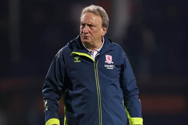 Middlesbrough manager Neil Warnock is under pressure at the Riverside (Photo by Alex Pantling/Getty Images)