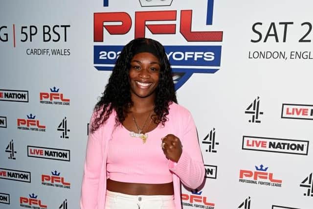 Savannah Marshall's long time rival Claressa Shields is part of the PFL. (Photo by Kate Green/Getty Images)