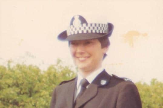 The late Pamela Henderson in her police uniform.