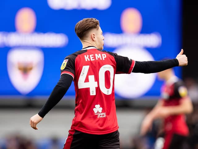 Dan Kemp will return to MK Dons after his loan spell with Hartlepool United. (Photo: Federico Guerra Maranesi | MI News)