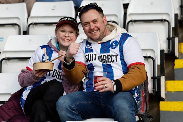 These two Pools supporters enjoyed the game despite the lack of goals. Mark Fletcher | MI News