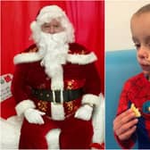 Peter Richardson, 65, is known to hundreds of people for his role as Father Christmas and is this year helping Hartlepool youngster Noah Griffiths