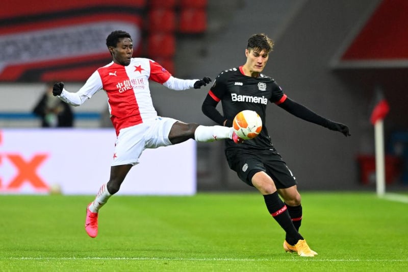 Leeds are keen on Slavia Prague midfielder Oscar Dorley and could pay £7million to bring the Liberian to Elland Road. He was reportedly scouted by Manchester City last year. (EFotbal via HITC)