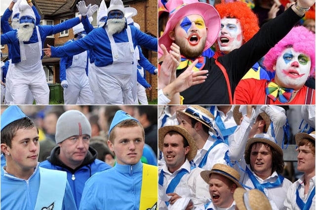 It's a festival of fans in fab costumes. Remember these scenes?