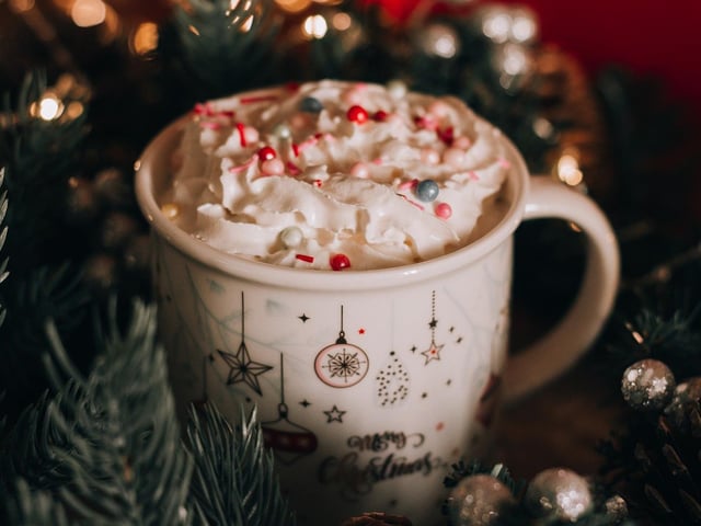 The perfect Christmas Eve treat with that last mince pie before bed! Don't forget the cream and marshmallows to top it off nicely.