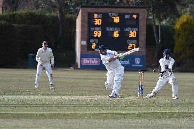 Hartlepool batsman Danny Shurmer playing for Hartlepool Cricket Club second team against Barnard Castle earlier this year.