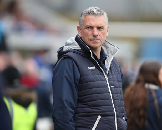 John Askey gave his reaction after Hartlepool United's relegation from the Football League was confirmed. (Photo: Mark Fletcher | MI News)