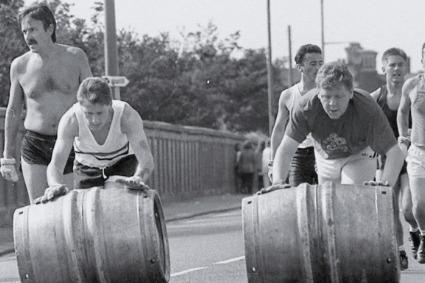 The annual Beer Barrel Race from Camerons Brewery was pictured in 1991. Did you ever take part?