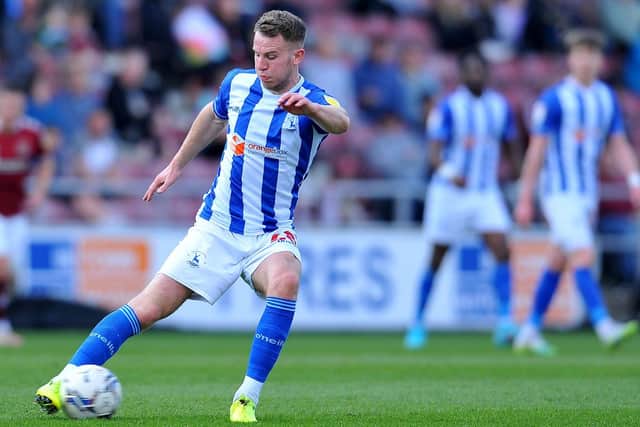 Bryn Morris has been nursing an ankle injury but could return for Hartlepool United. Picture by FRANK REID
