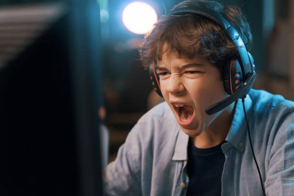 ​Ofcom found that more than half of children who game online played sometimes with people they have never met. Photo posed by model
