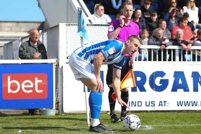 David Ferguson put pen to paper on a new two-year deal with Hartlepool United in May. (Credit: Michael Driver | MI News)
